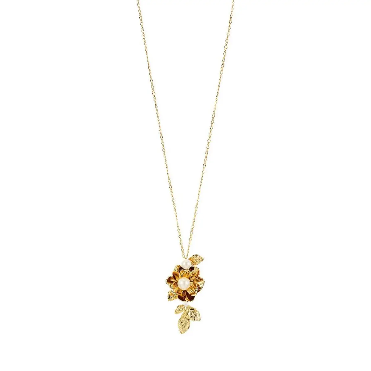New Kate Spade New York Lavish Blooms Botanical Pendant Necklace WBRUE391