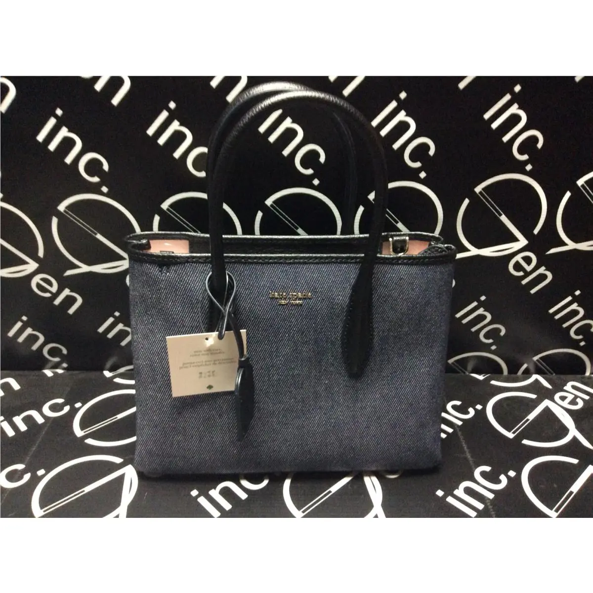 Kate Spade Dark Denim Small Top Zip Satchel