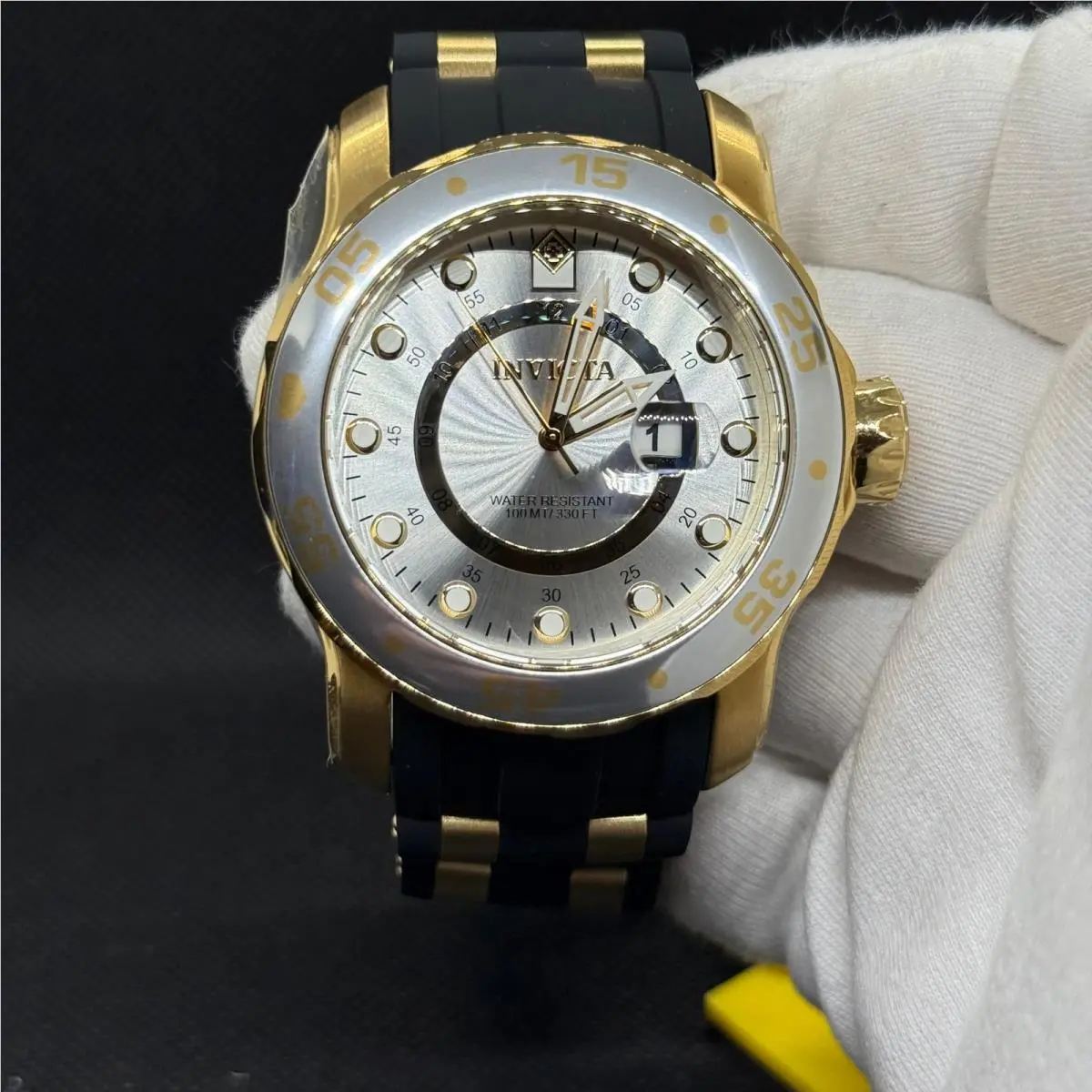 Pro Diver Scuba Silver Tone Dial 49mm Watch by Invicta