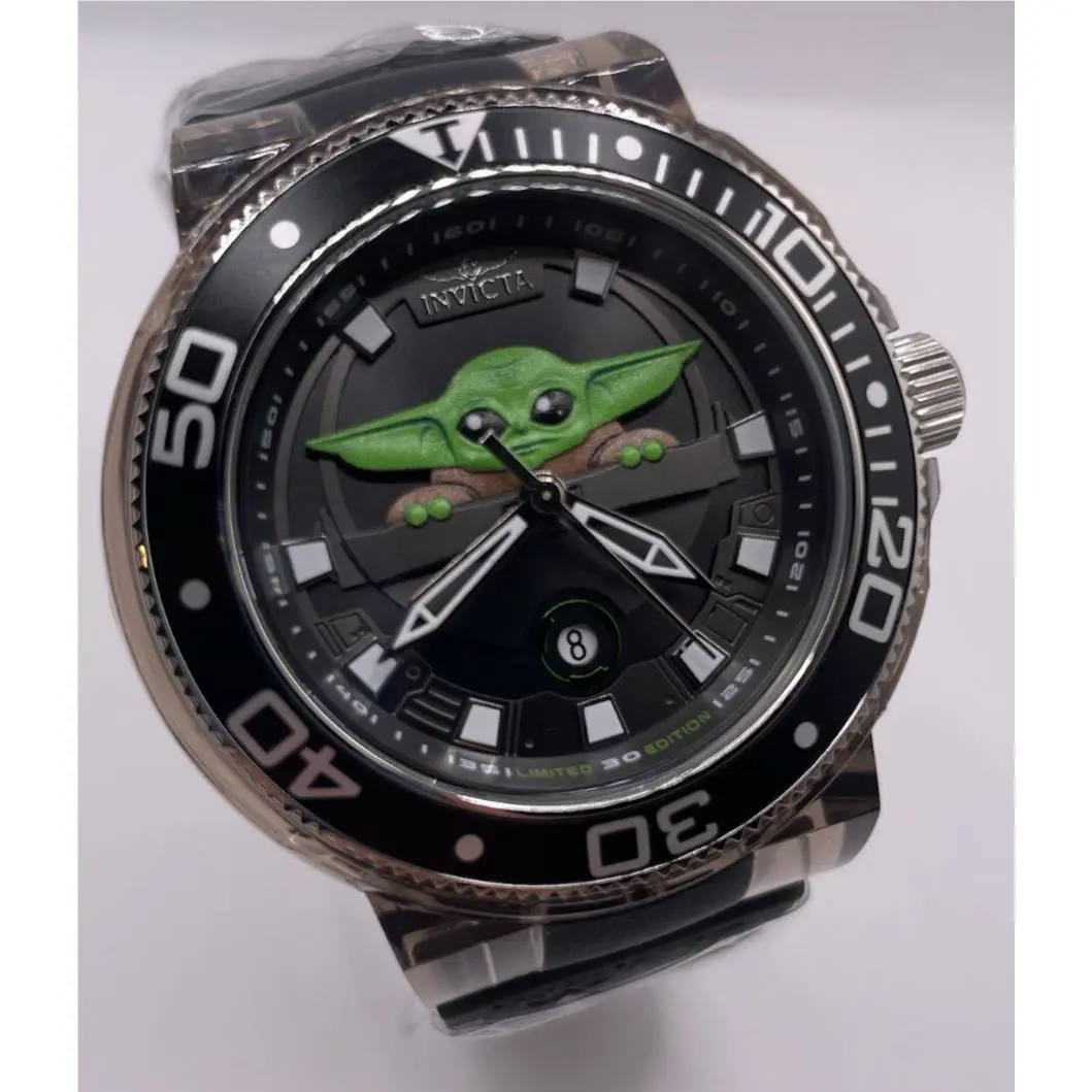 Invicta Star Wars The Child Men`s Watch - 51.5mm Black Transparent 39711