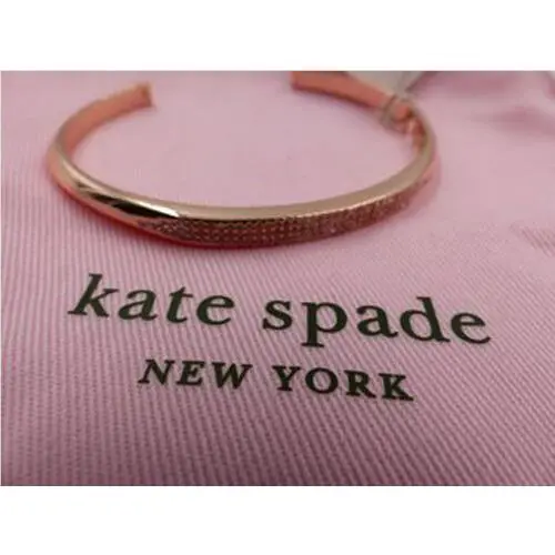 Kate Spade York WBRUH556 Raise The Bar Gold Pave Cuff Bracelet