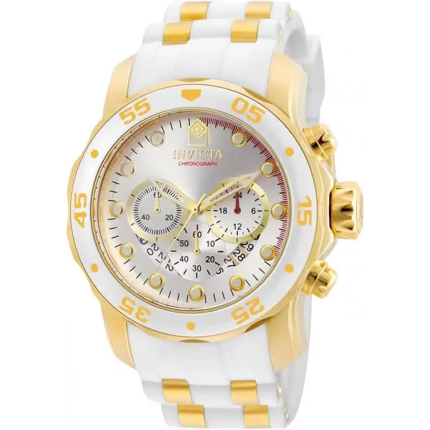 Pro Diver Chronograph Silver Dial Men`s Watch 20291 by Invicta