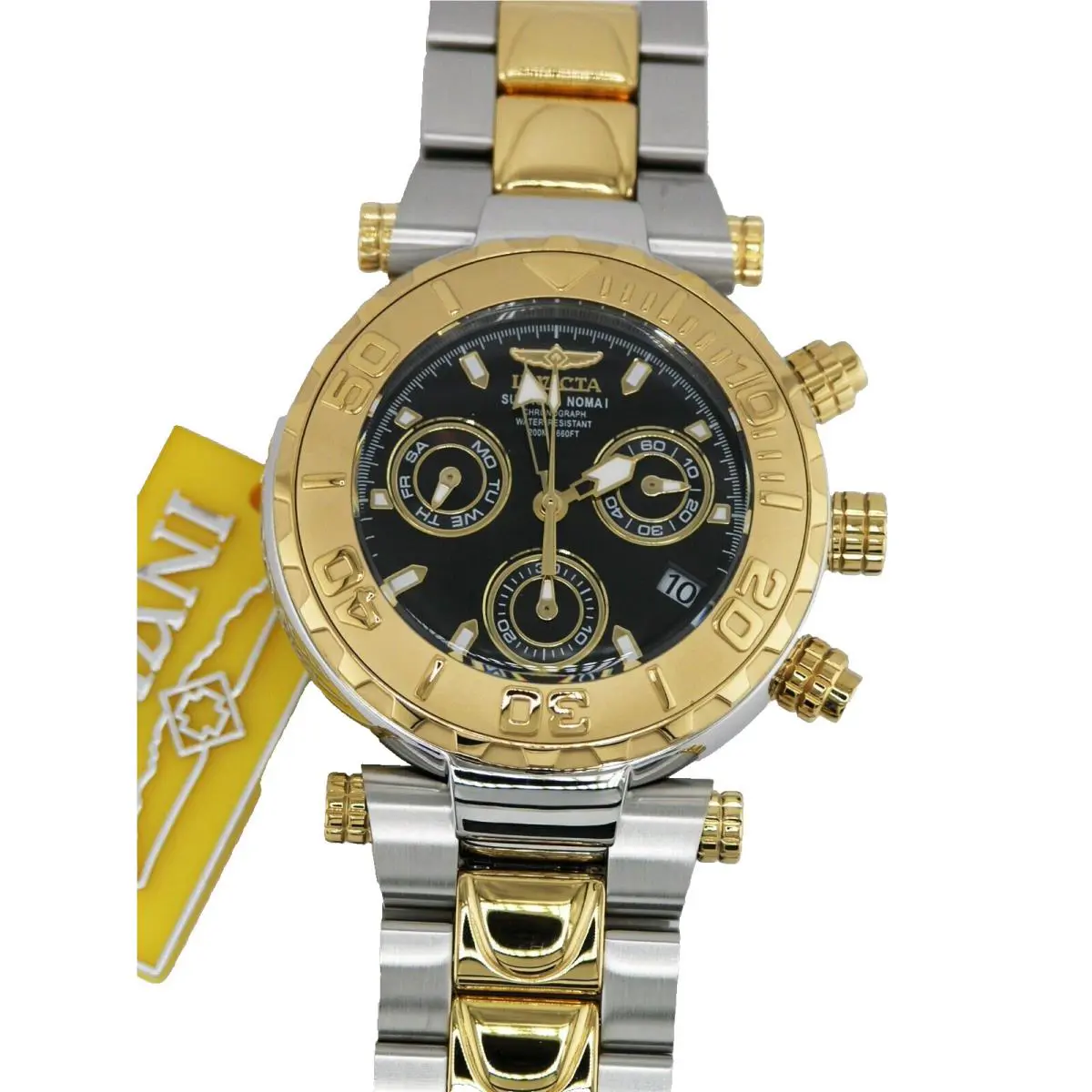 Invicta Men`s 47mm Subaqua Noma I Swiss Chronograph Black TT SS Watch