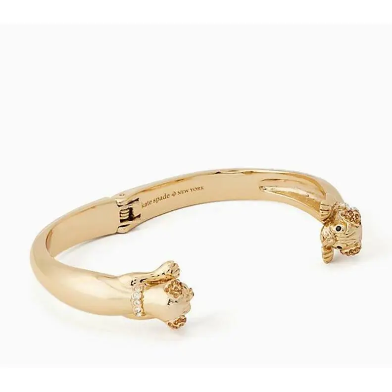 Kate Spade New York Bracelet Puppy Open Hinge Cuff New