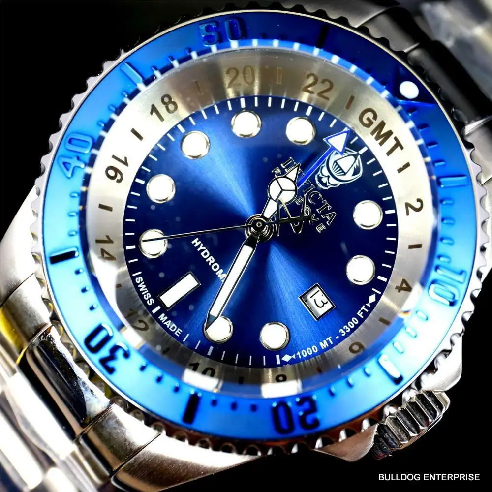 Invicta Reserve Hydromax Swiss Made Gold Tone Stainless Steel Watch 52mm