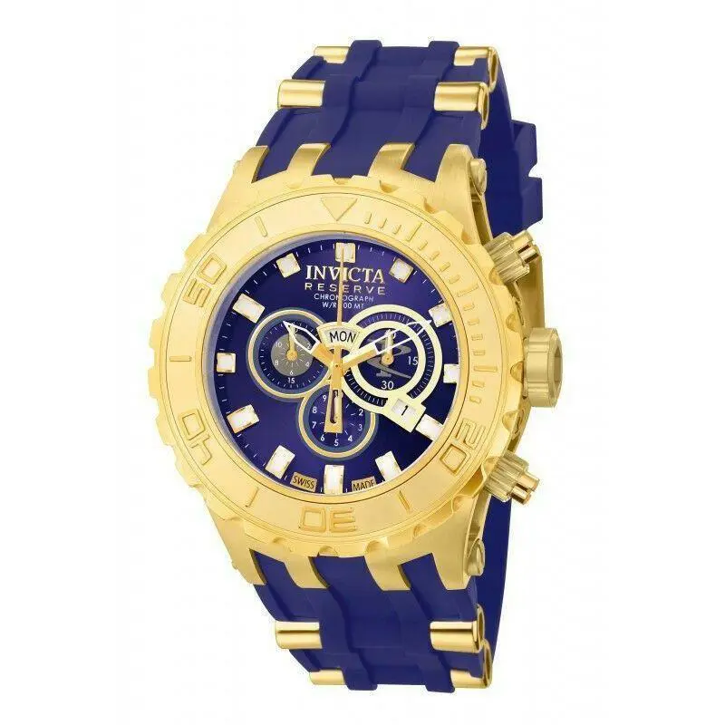 Invicta Men`s Subaqua 500M Blue Dial Blue Silicone Strap Watch IN6906 / 6906