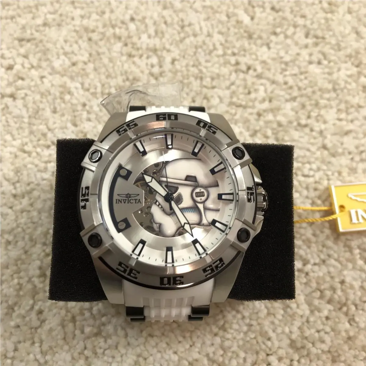 Invicta Star Wars Stormtrooper Sillicone Mens Watch 31689