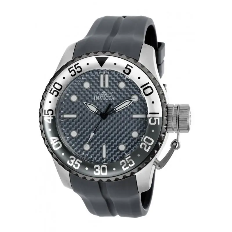 Invicta 50mm Pro Diver Medusa 17794 Silicone Strap Watch w/ One-slot Dive Case