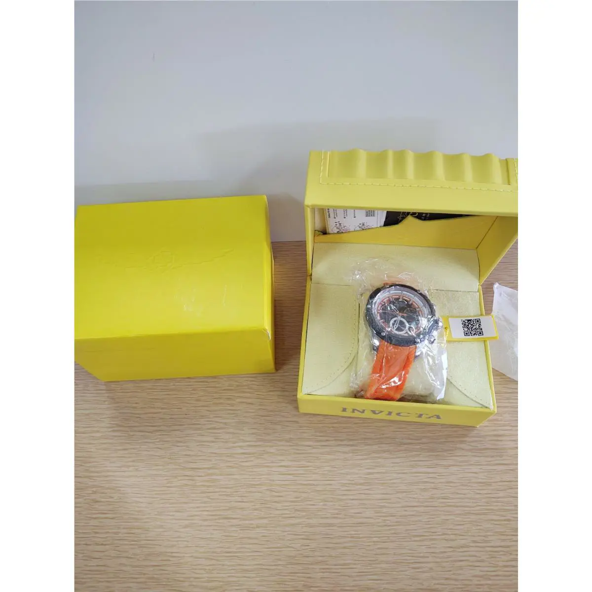Invicta Men`s 52mm Venom Python Orange Swiss Movement Watch
