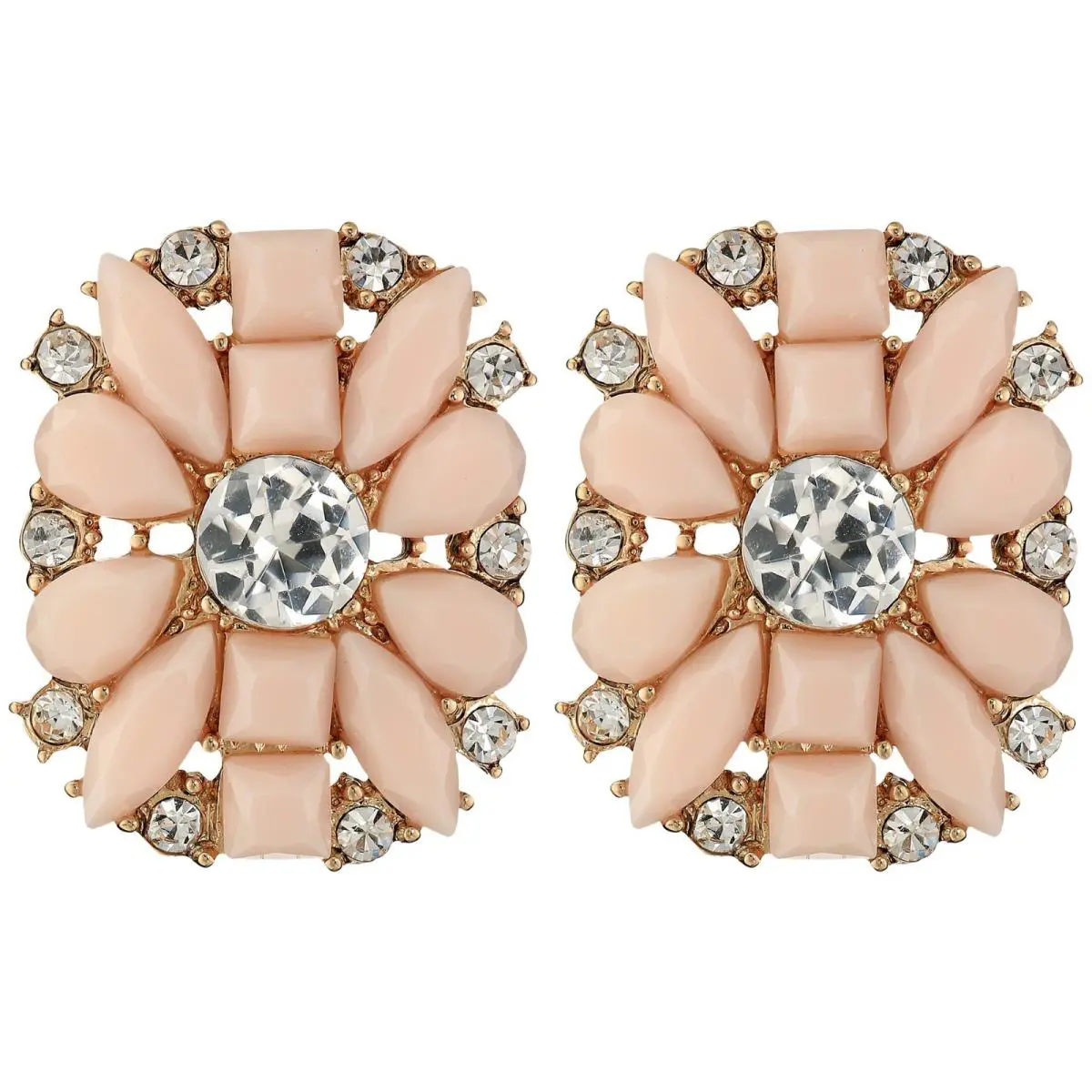 Kate Spade York Turn Heads Statement Stud Earrings in Blush Pale Pink