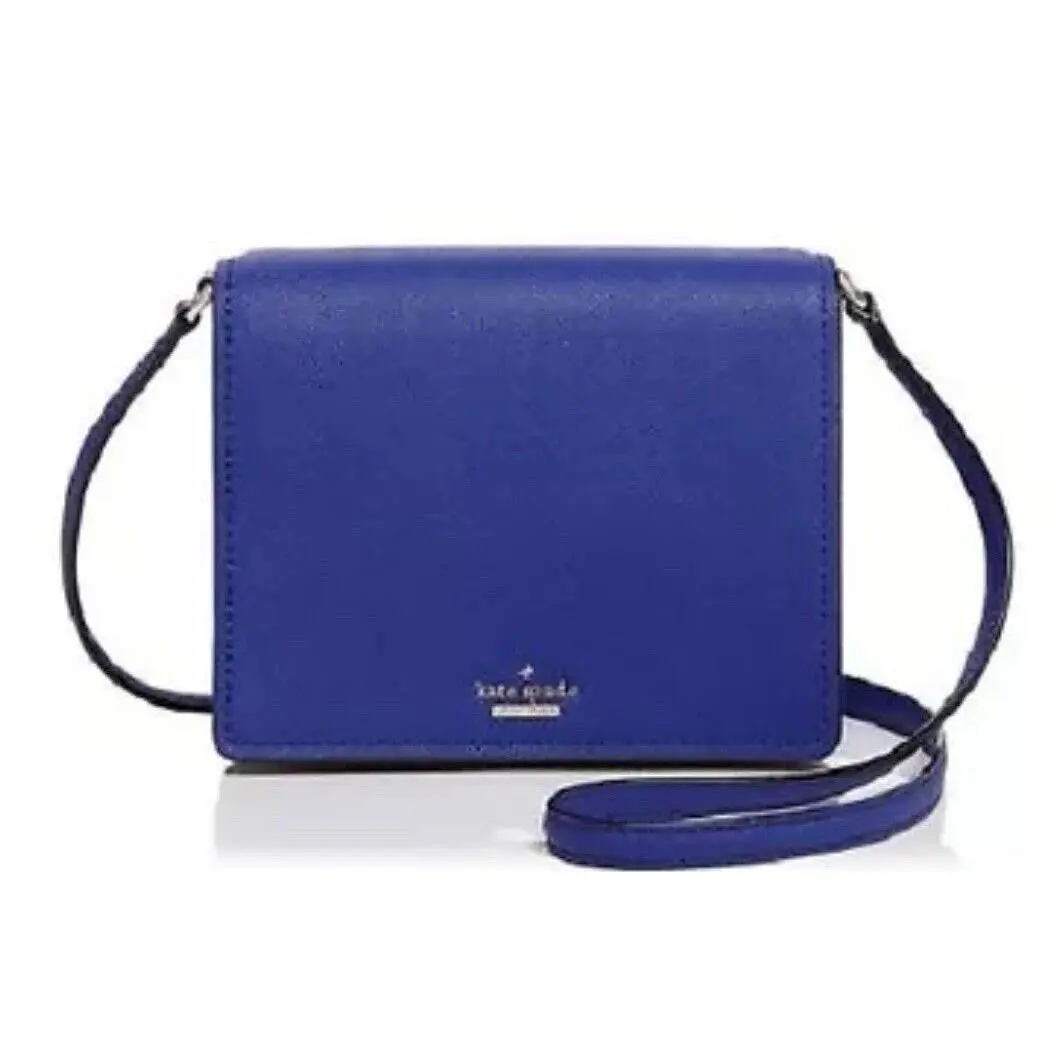 Kate Spade Cameron Street Dody Small Crossbody Nightlife Blue Gold PXRU7186