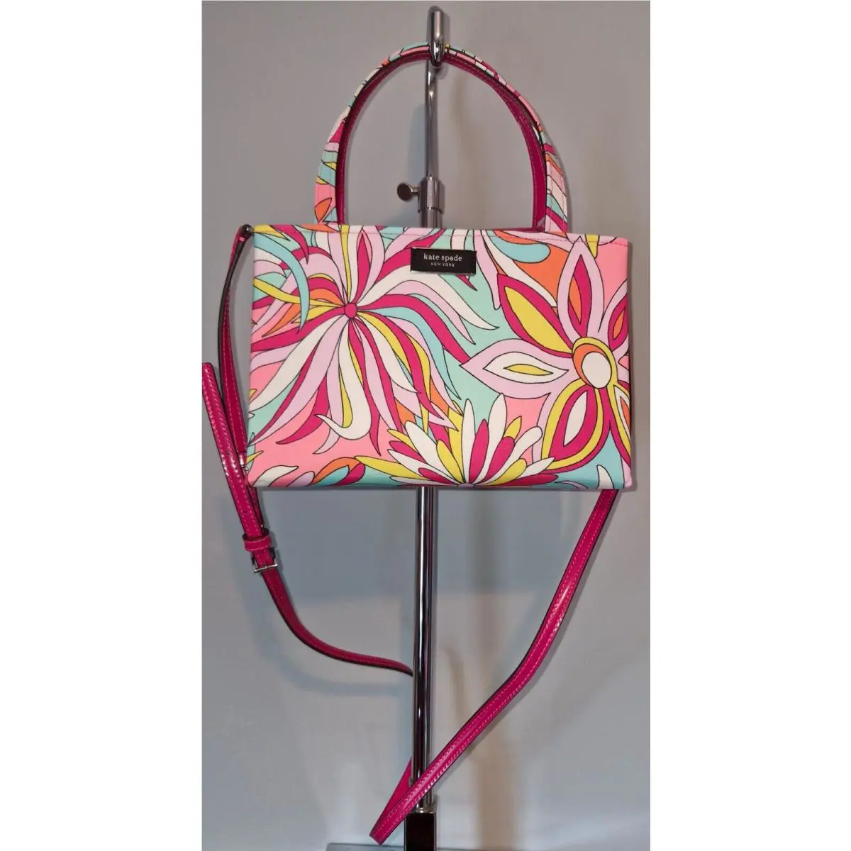 Kate Spade Sam Icon Anemone Floral Tote Bag KB939 Multi-color