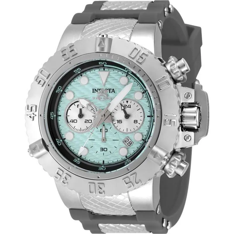 Invicta Men`s 50mm Subaqua Noma Iii Quartz Chronograph Silicone Strap Watch