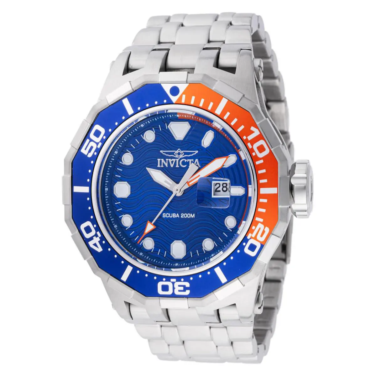 Watch Invicta INV47843 Pro Diver Men 52.00 Aluminum Stainless Steel