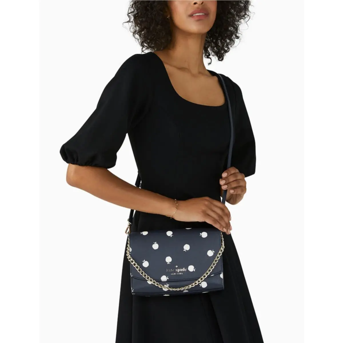 Kate Spade Carson Crossbody IN Blazer Blue Multi New - Exterior: Blazer Blue Multi