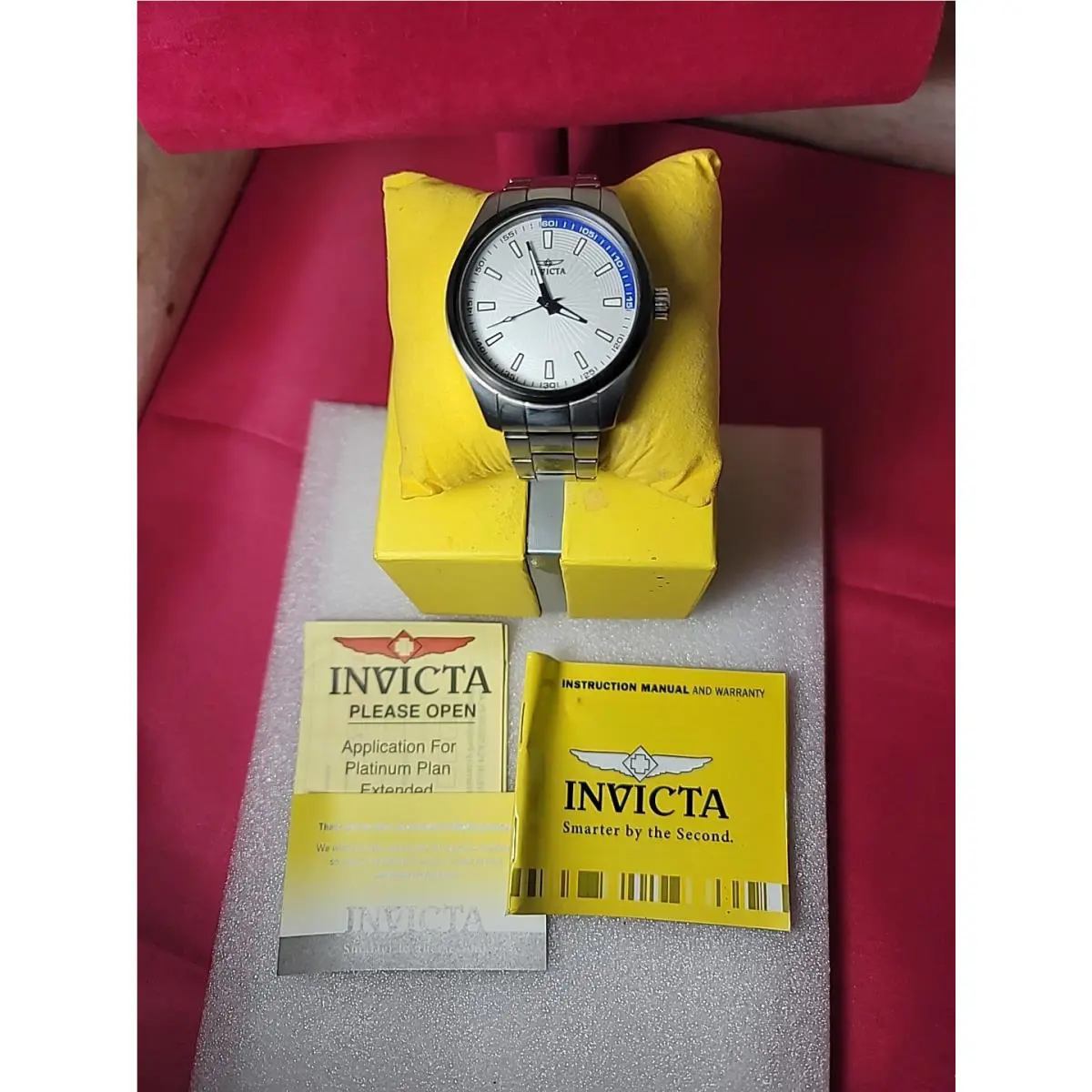 Men’s Watch Invicta Model 12826 Battery Box+paperwork