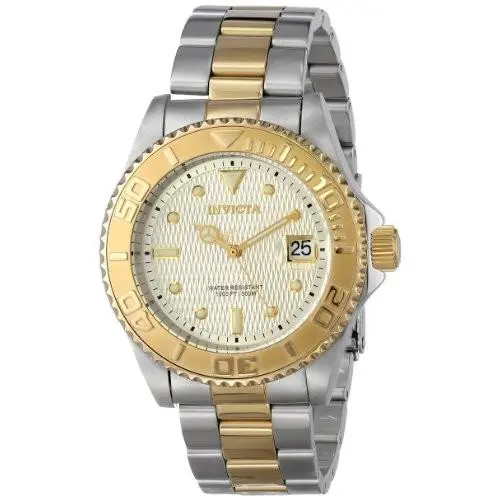 Invicta Pro Diver Automatic Champagne Dial Two-tonemens Watch 14343