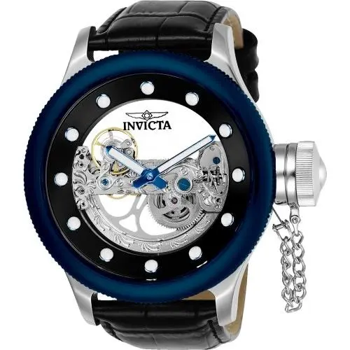 Invicta Men`s 52mm Russian Diver Ghost Bridge Automatic Skeleton Dial Watch