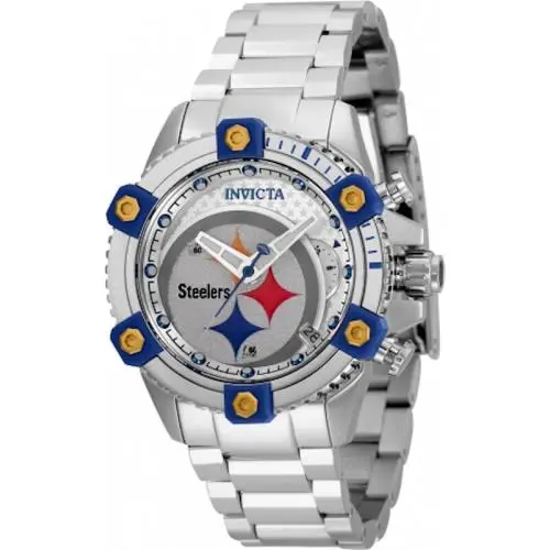 Invicta Nfl Pittsburgh Steelers 35518 Women`s High Polished Watch 38mm