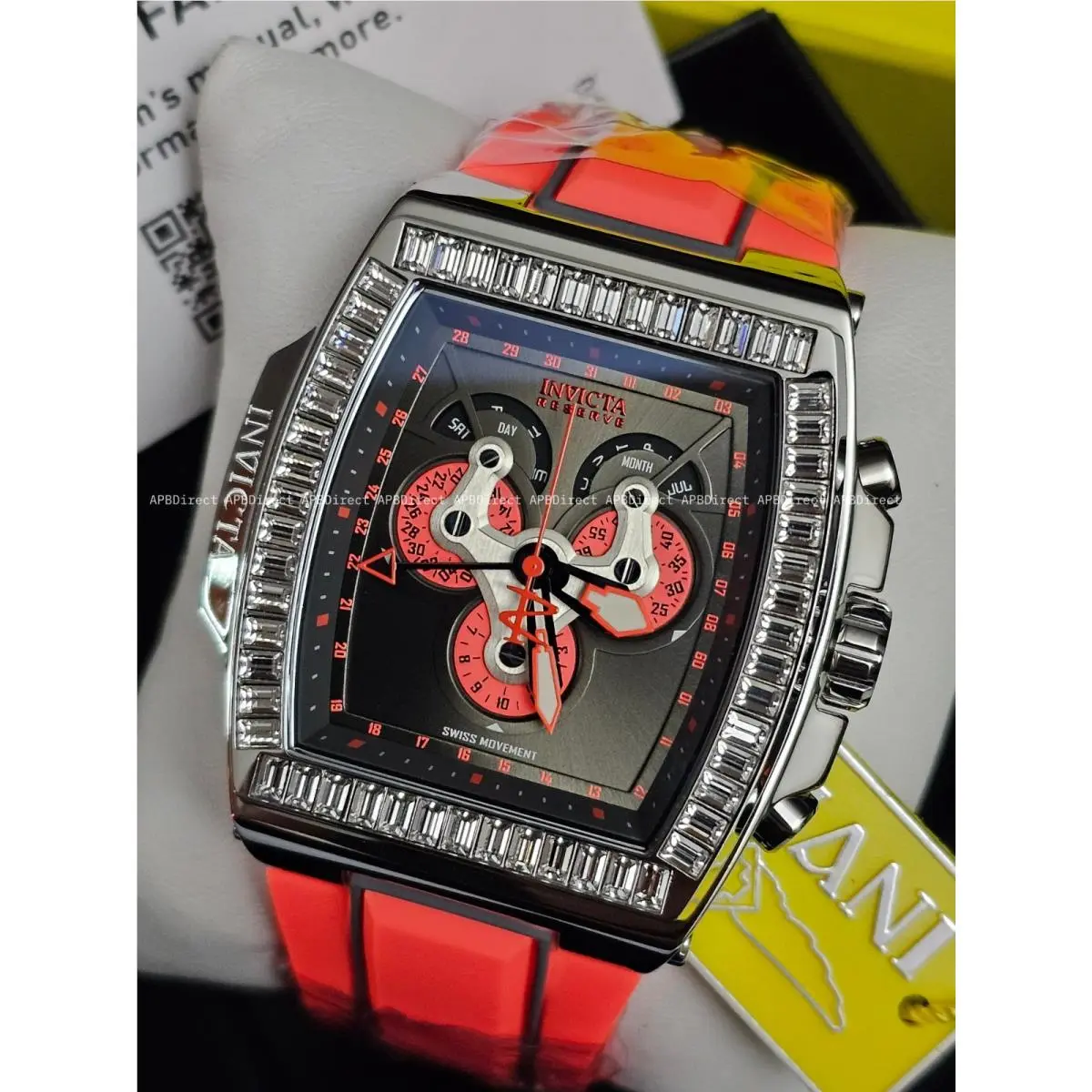 Invicta – S1 Rally – Diablo – Swiss Master Calendar 5040.F Crystals Mens Watch