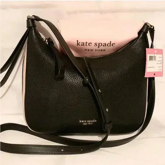 Kate Spade New York Lake Medium Leather Crossbody Purse - Black Multi