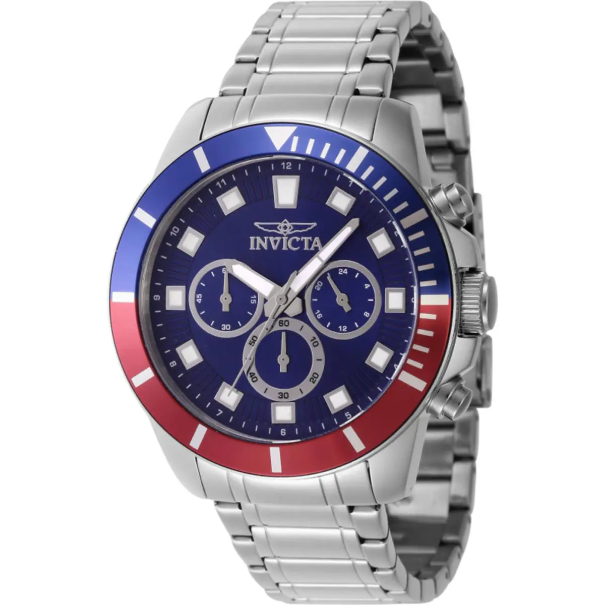 Invicta 46041 Pro Diver Quartz Chronograph Black Men Dial Watch