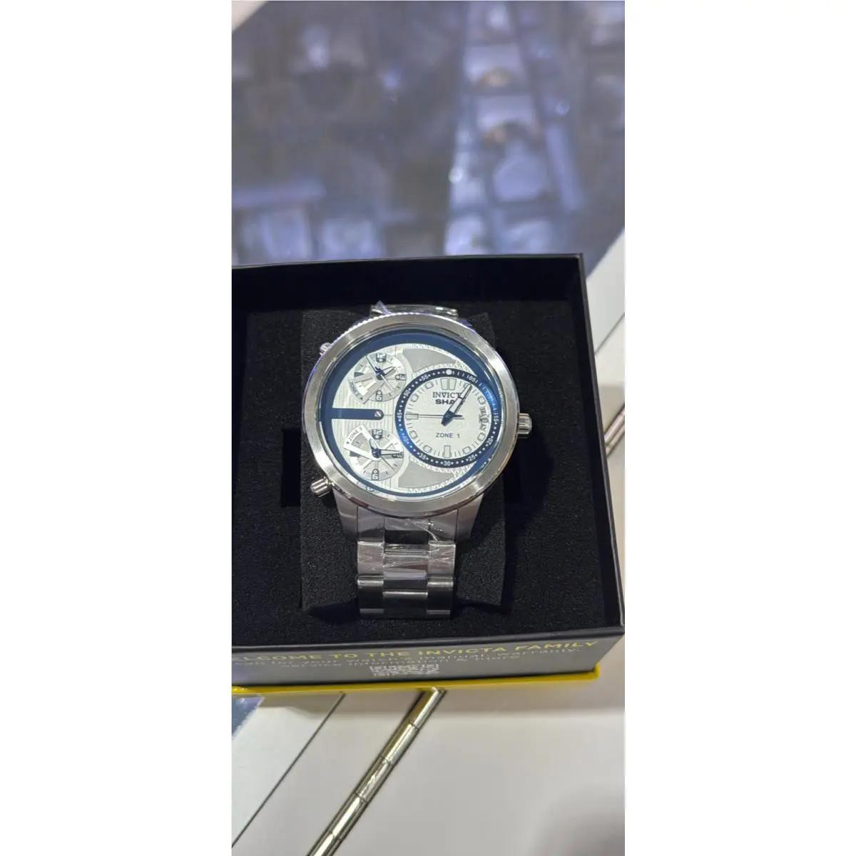 Invicta Shaq Limited Edition 3 Time Zone Mens Watch