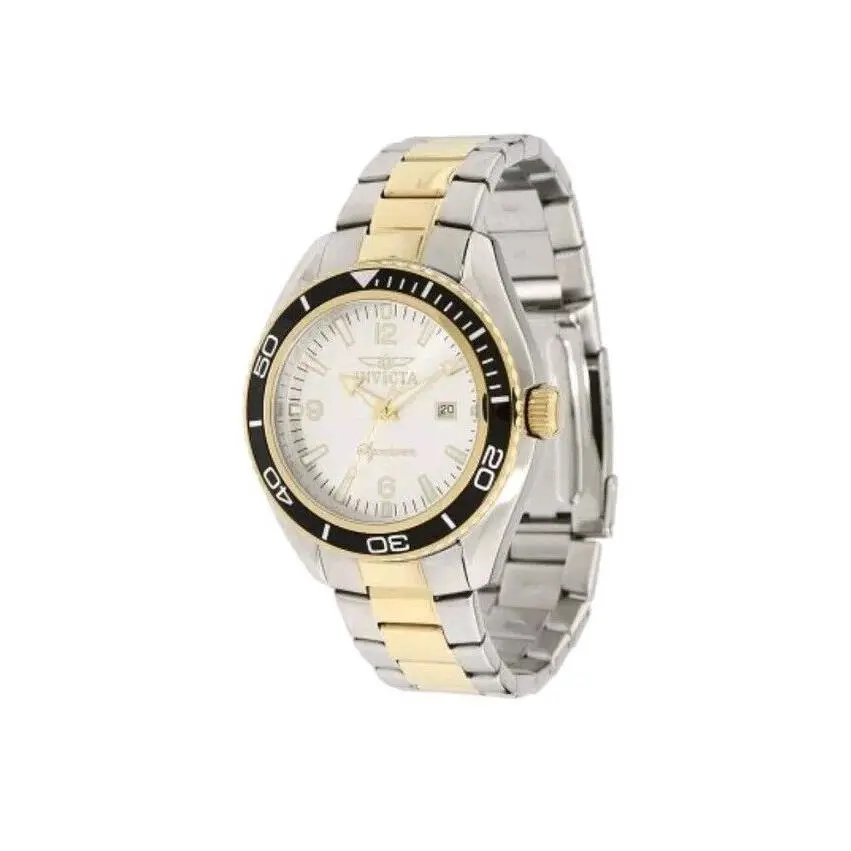 Invicta Signature II Silver Dial Two Tone Men`s Watch 7319