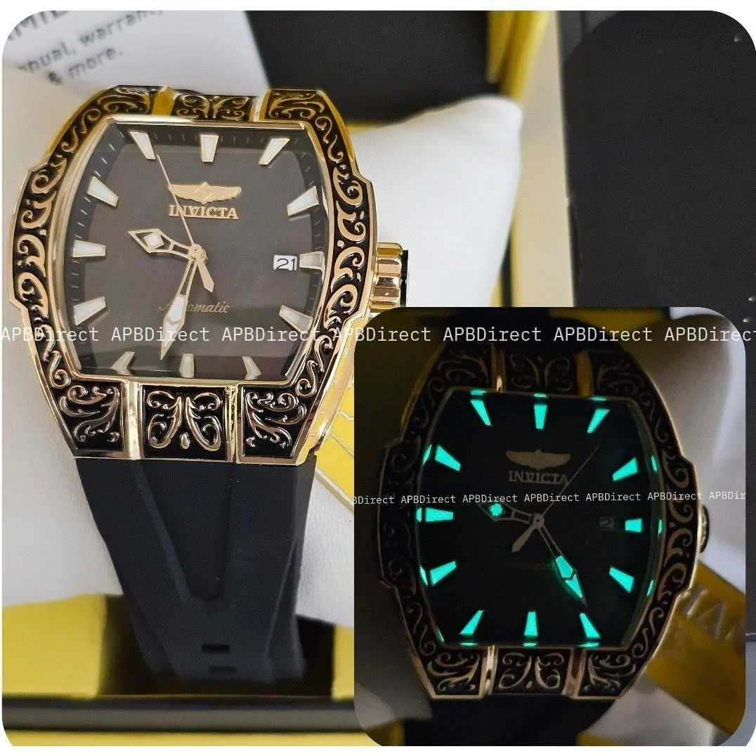 Invicta - S1 Rally - Excalibur Edition Automatic Gold Plated Case - Mens Watch