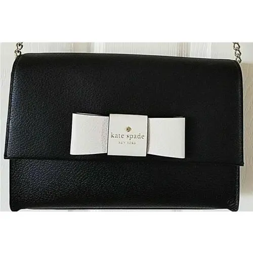 Kate Spade Robinson Street Zanni Crossbody Handbag Black/cream