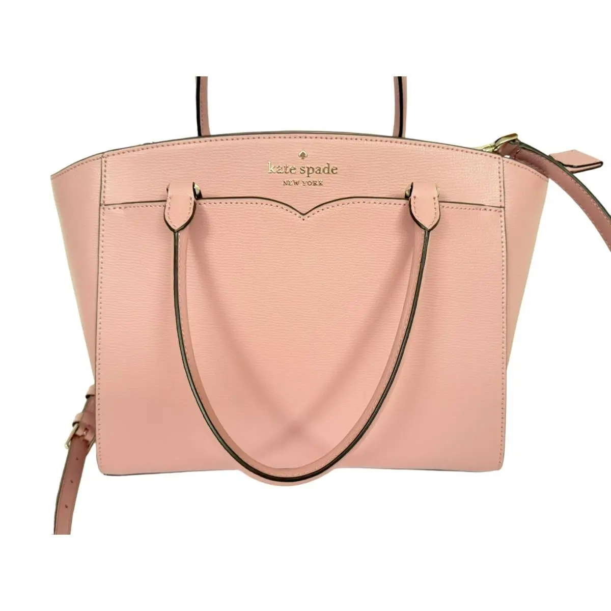 Kate Spade Frannie Medium Satchel Shoulder Bag Purse Handbag Pink Lip Balm