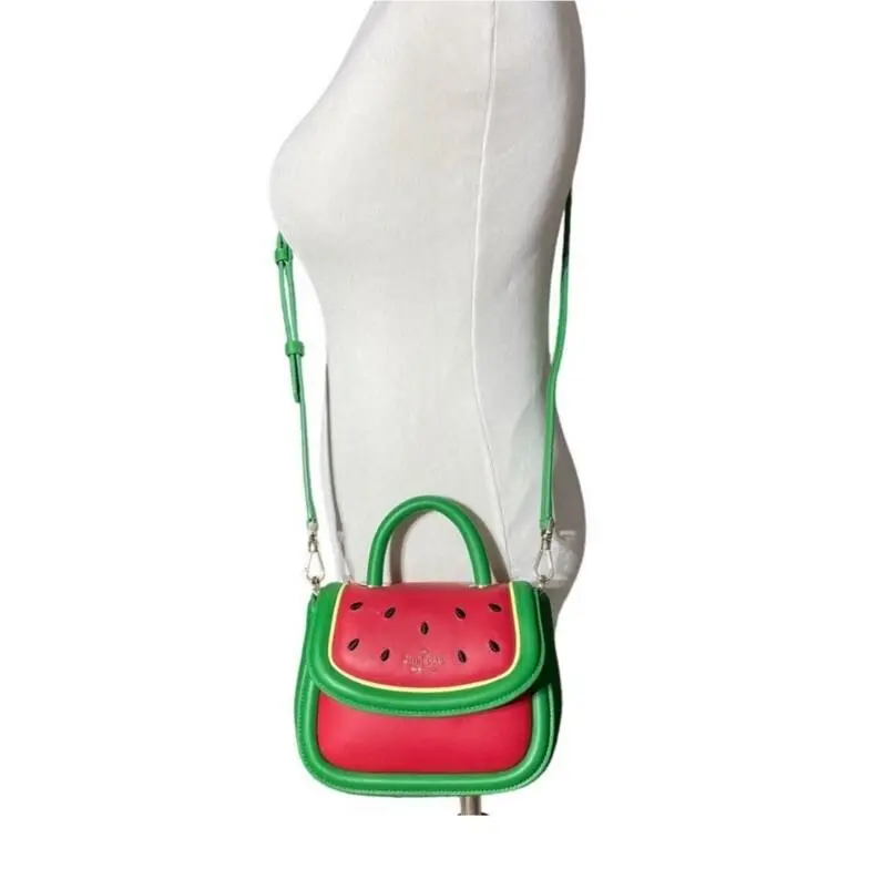 Kate Spade Watermelon Puffy Mini Top Handle Crossbody / Satchel