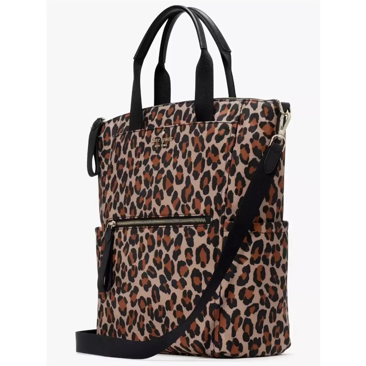 Chelsea Leopard Large Nylon Backpack KI375 Leopardo Bag R by Kate Spade