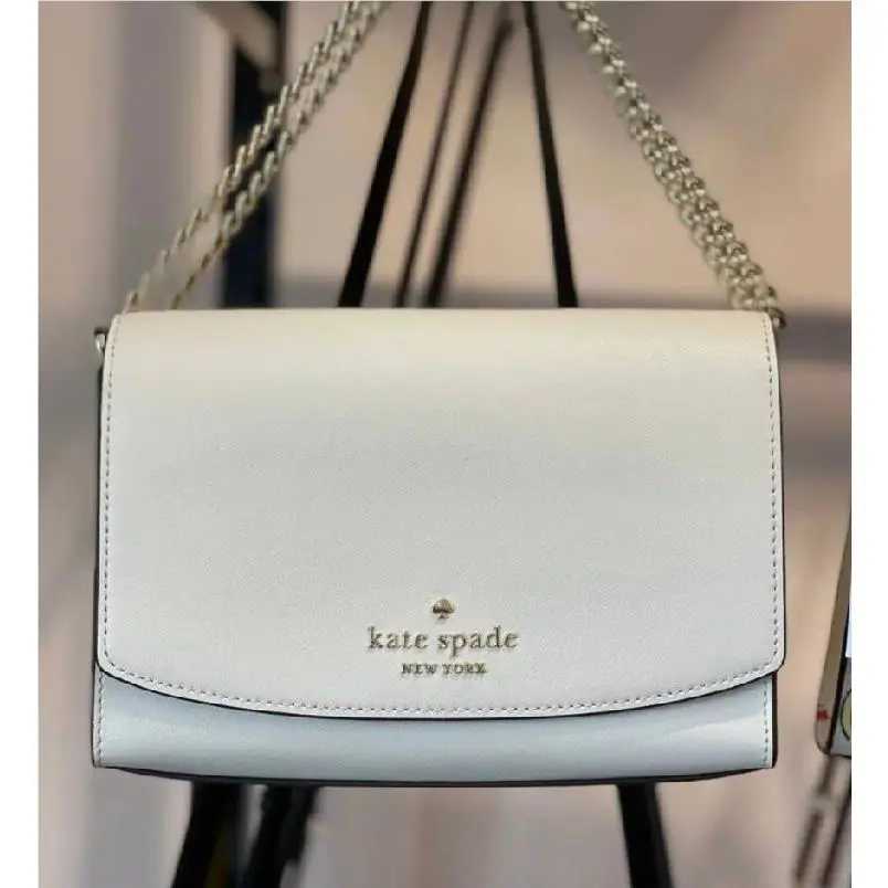 Kate Spade Staci Carson Convertible Chain Crossbody Parchment