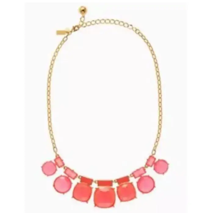 Kate Spade Women`s Cause A Stir Graduated Necklace Pink Multi W1054