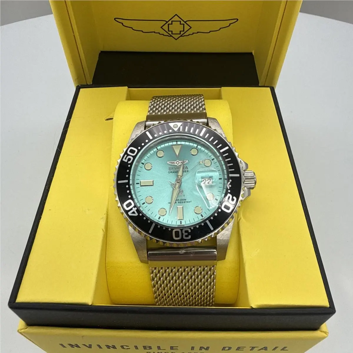 64- 48213 Tiffany Blue Two Bands Included 42mm Pro Diver Rare Model Scuba by Invicta