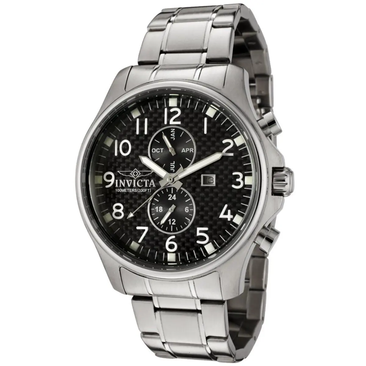 Invicta Men`s 0379 Specialty Quartz Chronograph Black Dial Watch