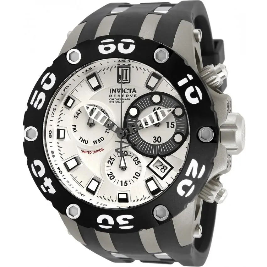 Mens Invicta 12948 Reserve Jason Taylor Subaqua Chronograph Watch - Aqua