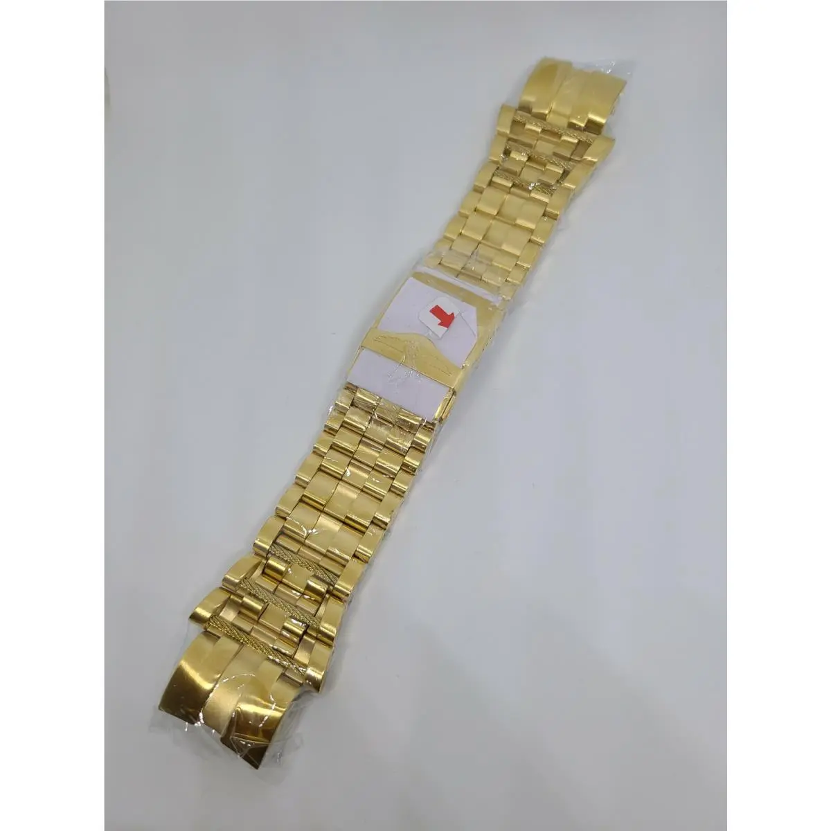 Reserve Zeus Bolt Gold Plated Stainless Steel Band Strap Bracelet by Invicta