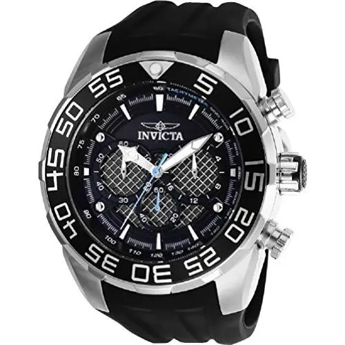 Invicta 26314 Men`s `speedway` Quartz 50MM Stainless Steel and Silicone Watch