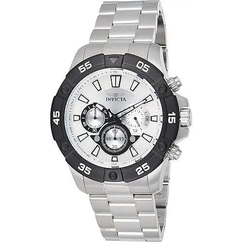 Invicta Men`s 22788 Pro Diver Analog Display Quartz Silver Watch