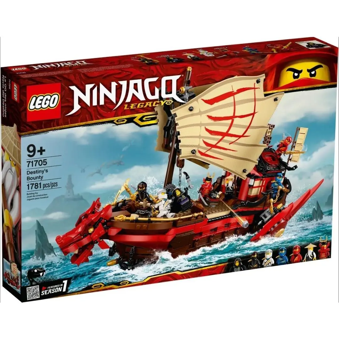 Lego 71705 Ninjago Destinys Bounty Retired Boat Building Set Dragon