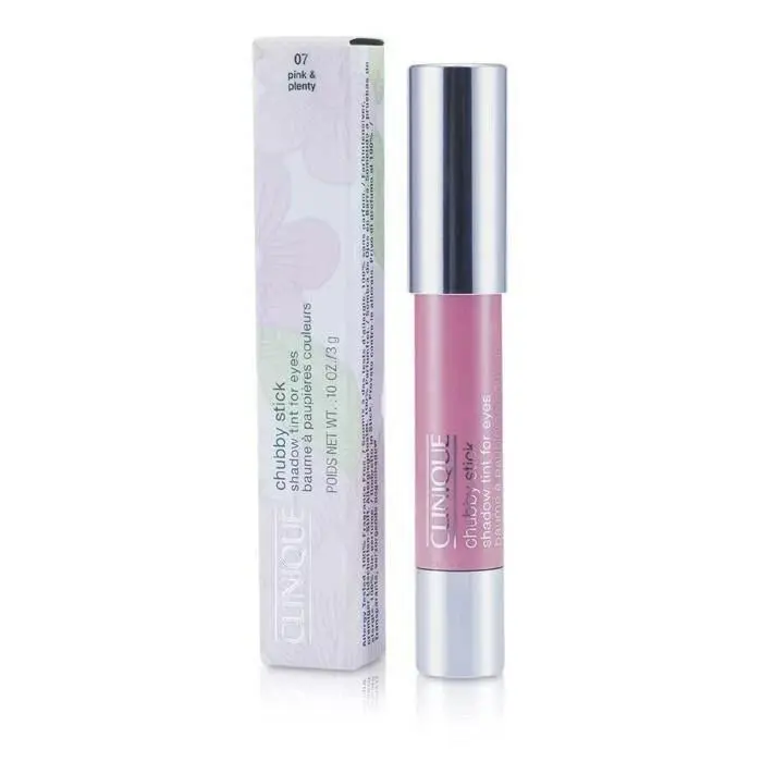 Clinique Chubby Stick Shadow Tint For Eyes 07 Pink Plenty Full Size Rare