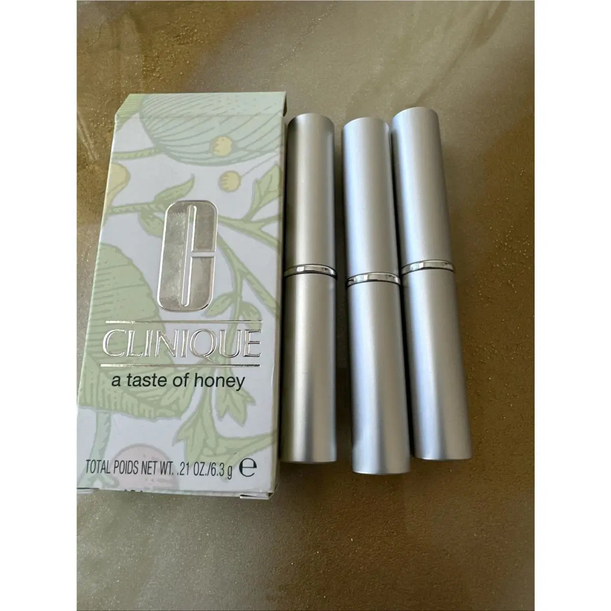 Super Rare Clinique ‘A Taste Of Honey’ Trio Honey Lipsticks Limited