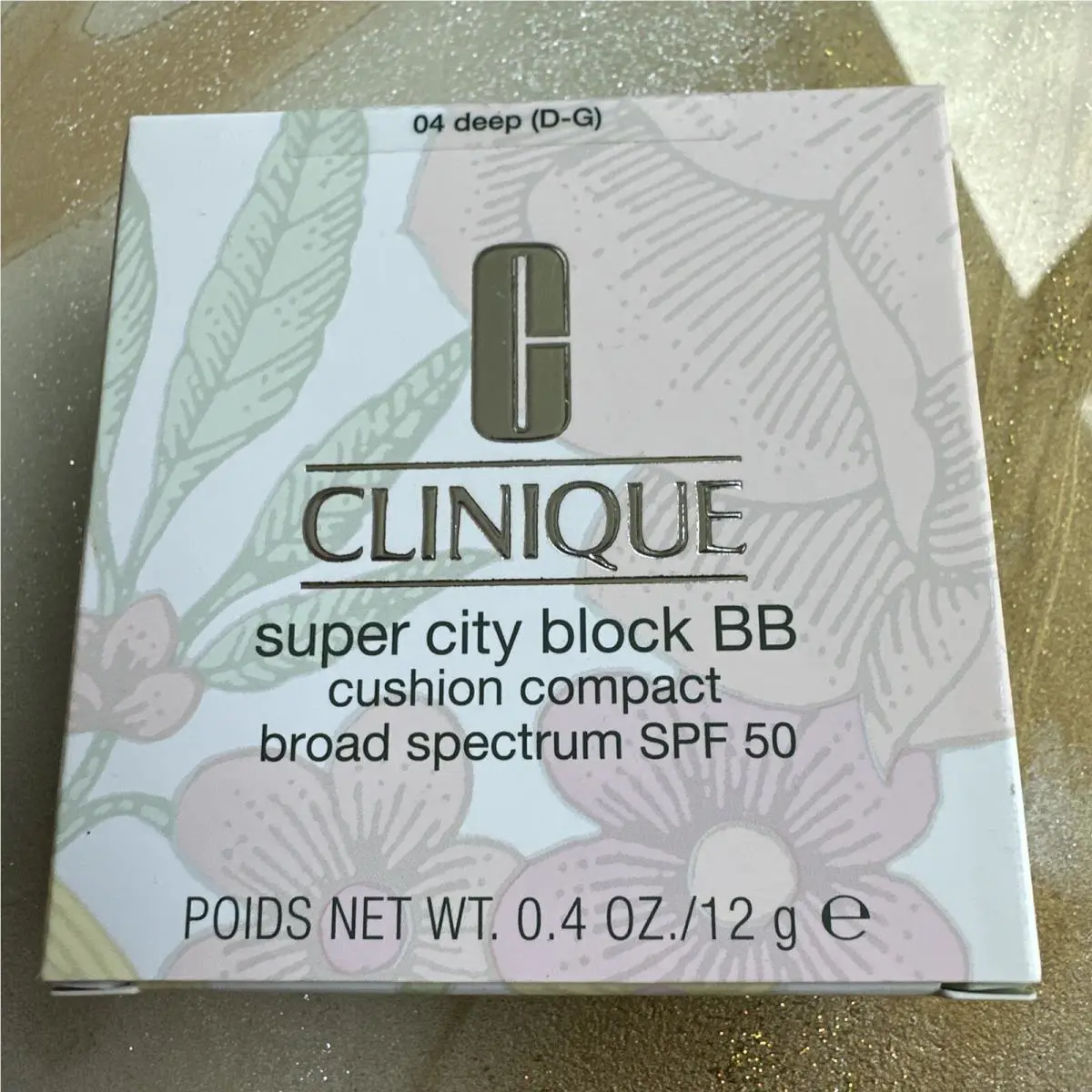 Clinique Super City Block BB Cushion Compact Broad Spectrum Spf 50 Deep 0.4OZ