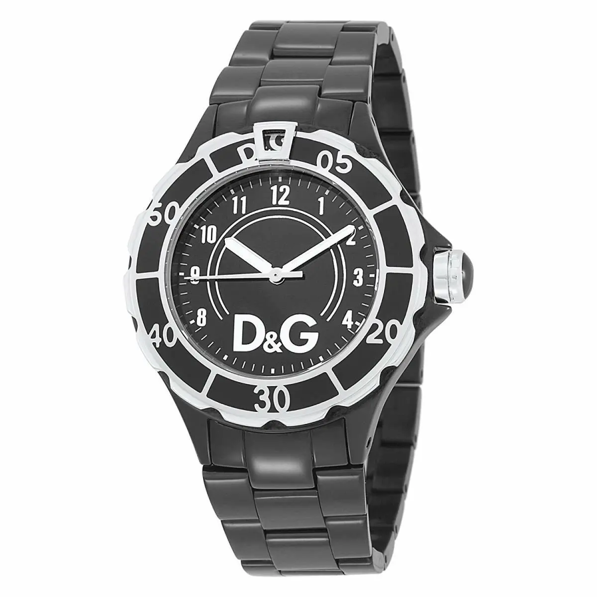 D G Dolce Gabbana Women`s DW0662 Anchor Analog Black Watch