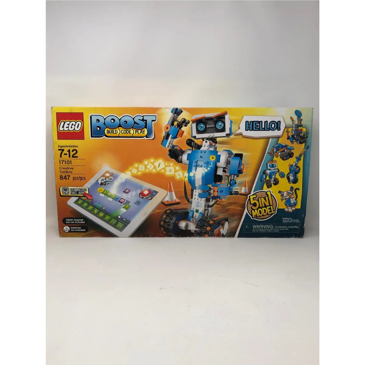 Lego Boost Creative Toolbox 17101 Fun Robot Building Set and Educational Coding