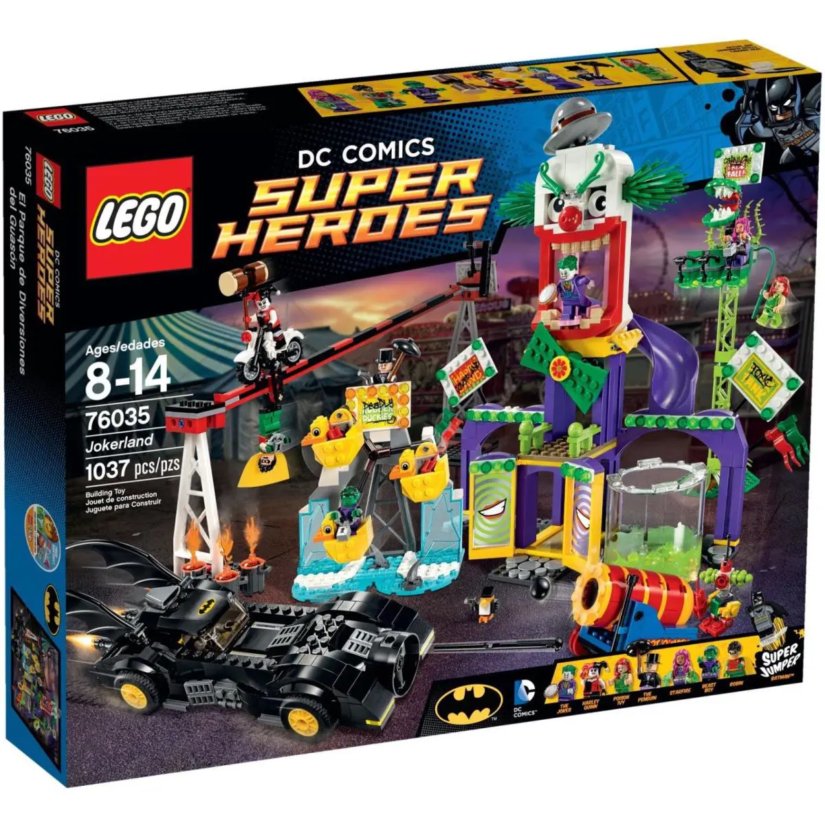 Lego 76035 Super Heroes DC Comics Batman Jokerland 1037 Pcs