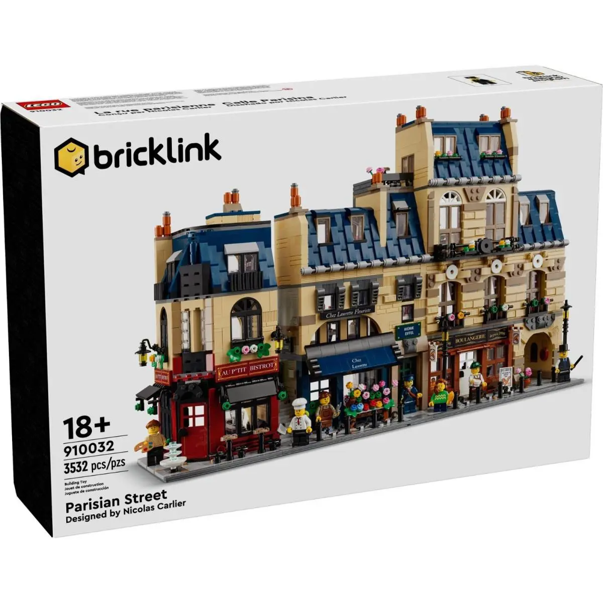 Lego Bricklink Designer Program Parisian Street 910032 Nisb