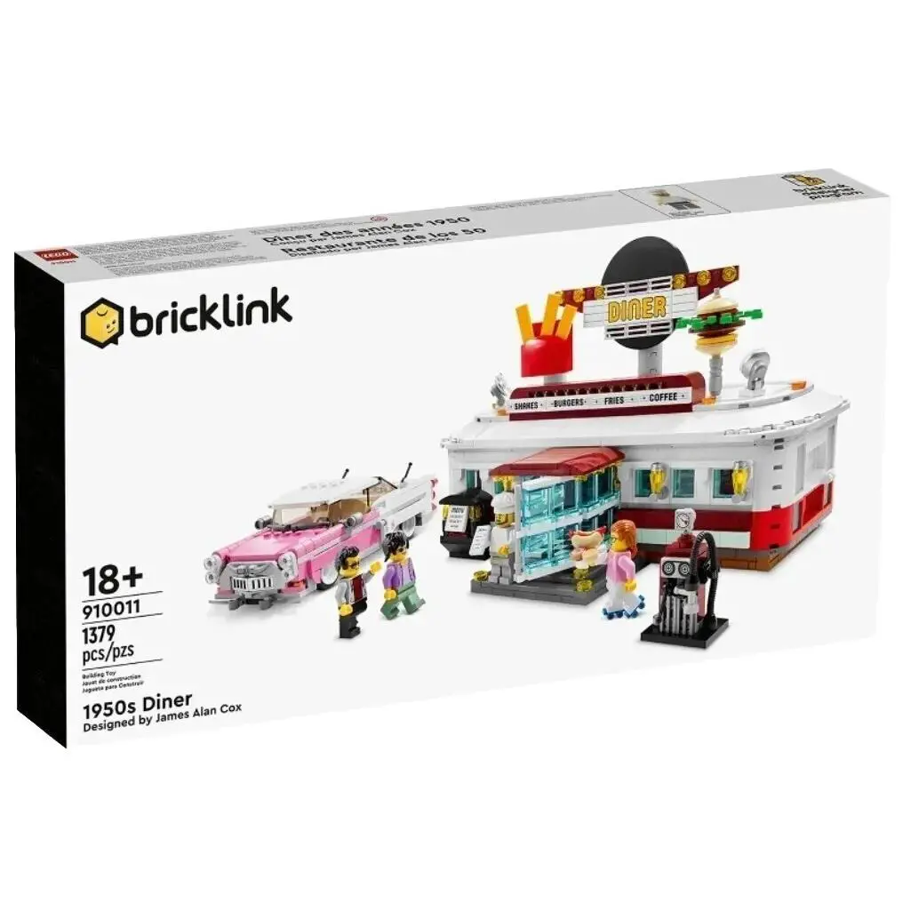 Lego 910011 1950s Diner Bricklink Retired One Of 10000 Ever Made Rare